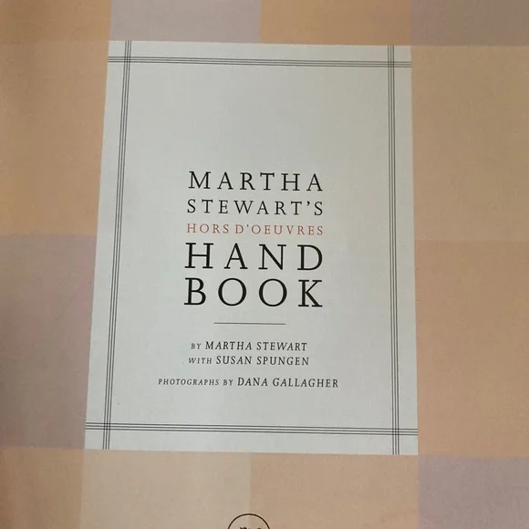 Martha Stewart Hors D’Oeuvres Handbook Firsf Edition 1991 - Picture 4 of 4